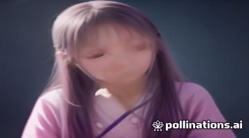 年轻内容创作者在电脑前制作狗头萝莉二次创作内容，展示网络亚文化的创作活力与社群凝聚力